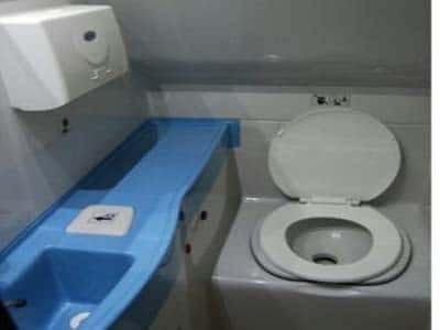 tempo traveller with toilet