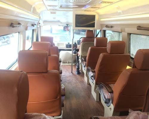 Tempo Traveller 10 Seater with Toilet