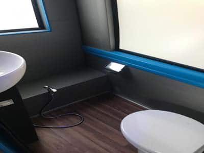 ac coach rental with toilet