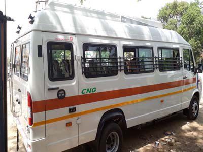 tempo traveller delhi cng 27 seater