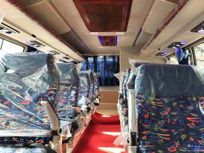 Mini Coach Bus With Toilet Delhi Ac Bus With Washroom Rental Noida 12 15 20 35 45 Seater