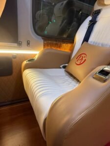 13-seater Urbania Fully reclining seats